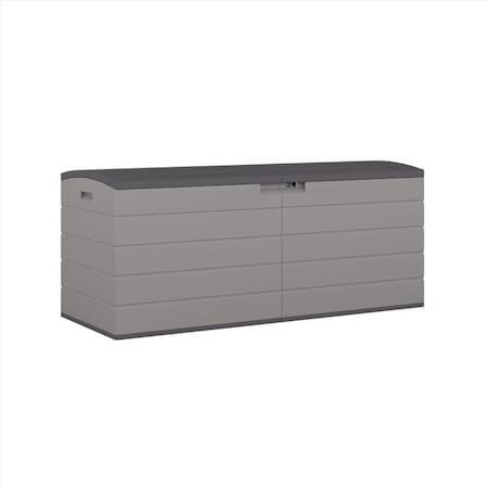 Suncast Suncast 59 in. W X 23 in. D Gray Plastic Deck Box 120 gal BMDB1120